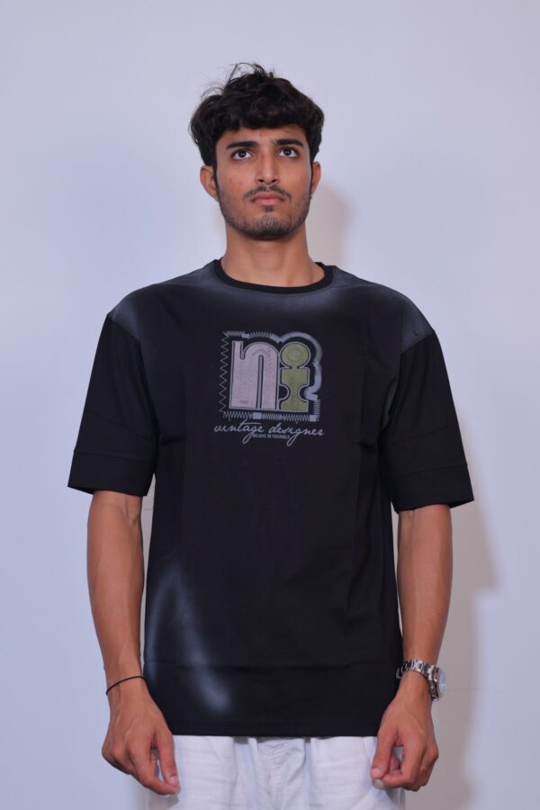 Jet Black Statement Tee