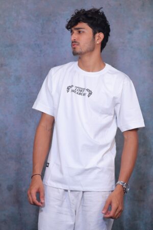 IMG_2271 Spring Dew Light down shoulder t shirt with back flowered puff