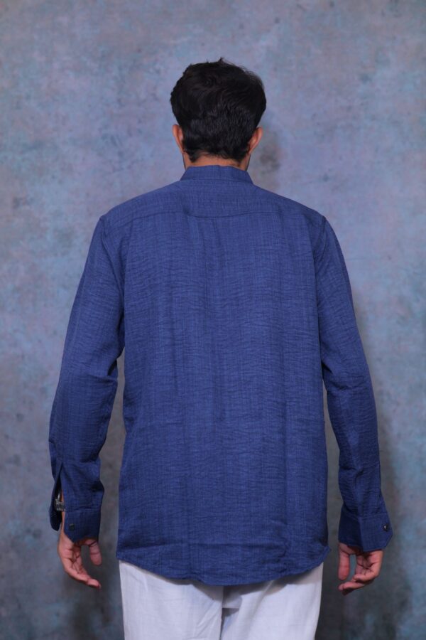 Marine Blue Linen Classic